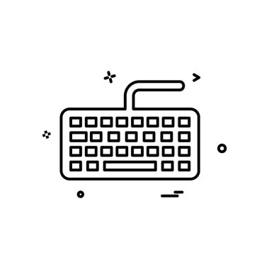 Anahtar kurulu simge tasarlamak vektör