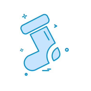 Çorap simge tasarlamak vektör 