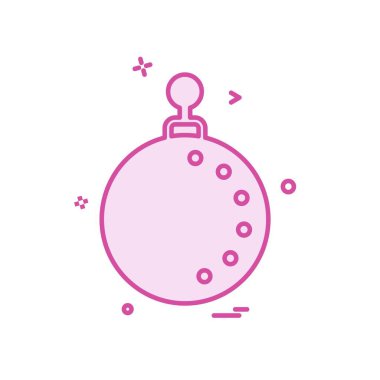 Noel top simge tasarlamak vektör