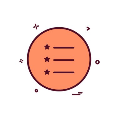 liste simgesi vektör tasarımı 