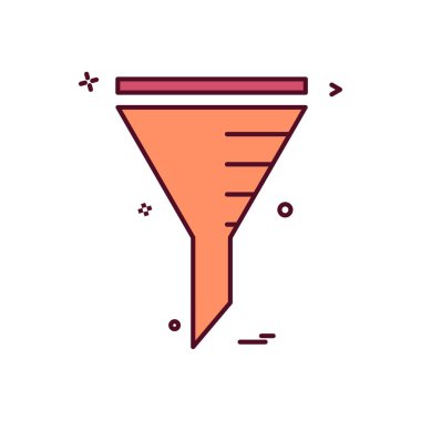 Filtre simge vektör tasarımı