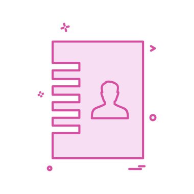 defter simge tasarlamak vektör