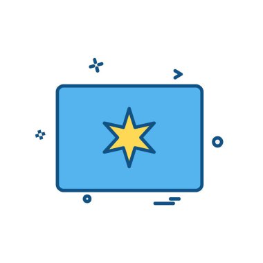 Oranı simge tasarlamak vektör