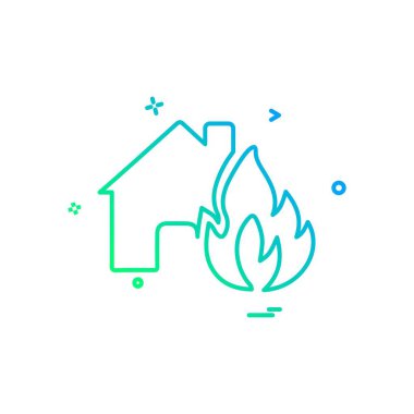 Ev simgesi tasarım vektörü