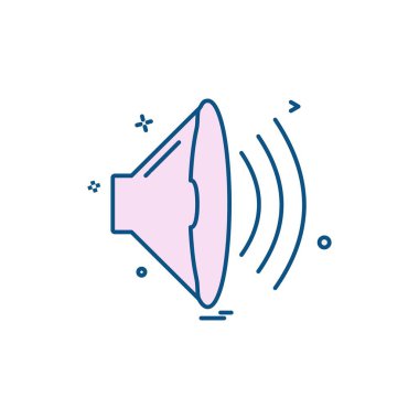 Ses web simgesi tasarım