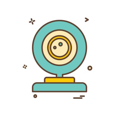 Mikrofon simgesi tasarım vektörü