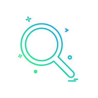 Arama simge tasarlamak vektör