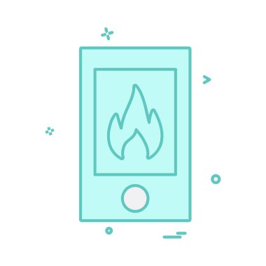 Firei con tasarım vektörü