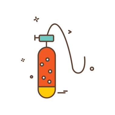 Yüzme simge tasarlamak vektör