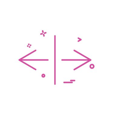 Ok simgesi tasarım vektörü