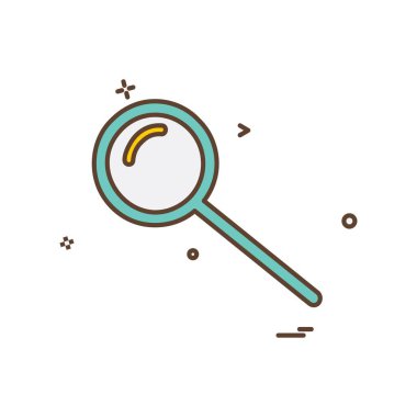 Arama simge tasarlamak vektör