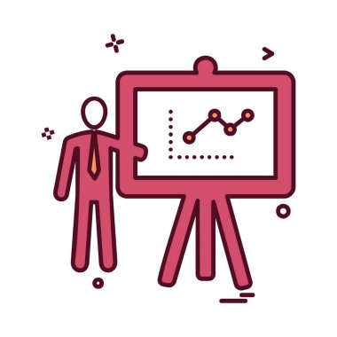 İş simgesi tasarım vektörü 