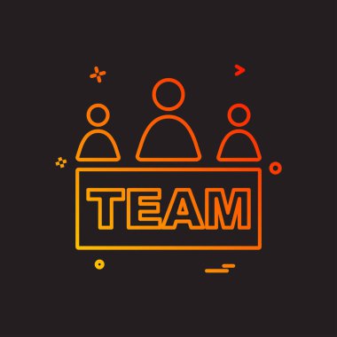 Grup avatar simge tasarlamak vektör