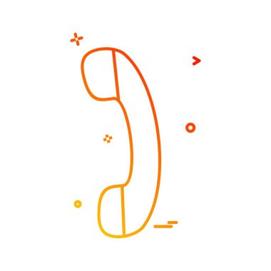 Arama simgesi tasarım, renkli vektör çizim