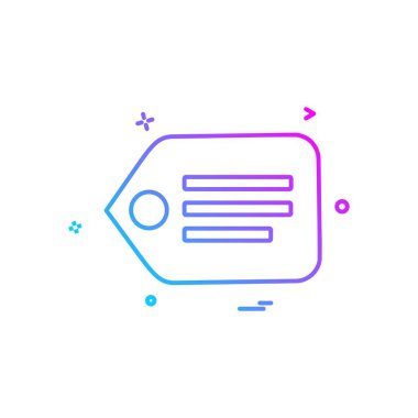 Satılık etiket simge tasarlamak vektör