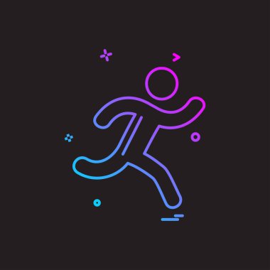 Spor simge tasarlamak vektör 