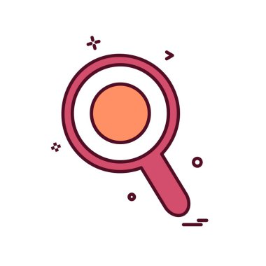 Arama simge tasarlamak vektör