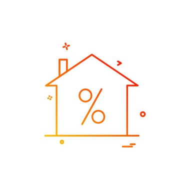 Emlak simge tasarlamak vektör