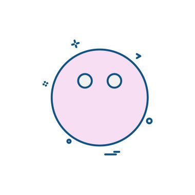 Emoji simgeleri tasarım vektörü 