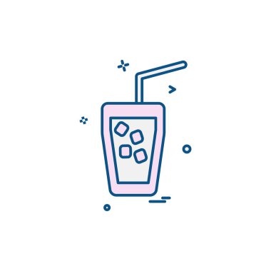 Gıda simgesi tasarım vektörü