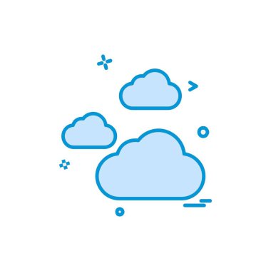 Weather simge vektör beyaz arka plan üzerinde