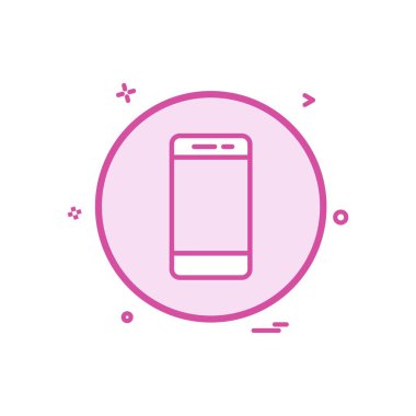 cep telefonu temel simge vektör tasarımı