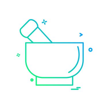 Bowl simge tasarım vektörü