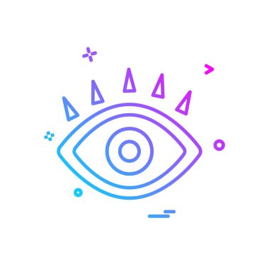 göz simgesi tasarım vektörü 