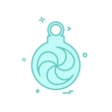 Noel top simge tasarlamak vektör