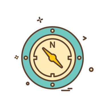 Seyahat simgesi tasarım vektörü 