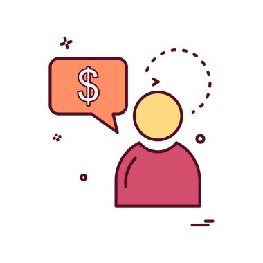 Avatar simge tasarım vektörü