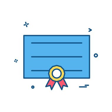 kartı şerit simge vektör tasarımı