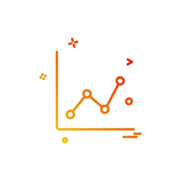 Grafik Simgesi Tasarım Vektörü — Stok Vektör