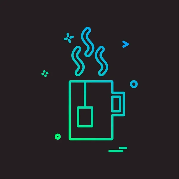 Drank Pictogram Ontwerp Vector — Stockvector