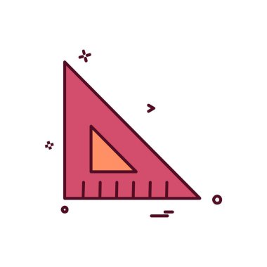 Ölçek simge tasarlamak vektör 