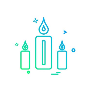 Mum simgesi tasarım vektörü