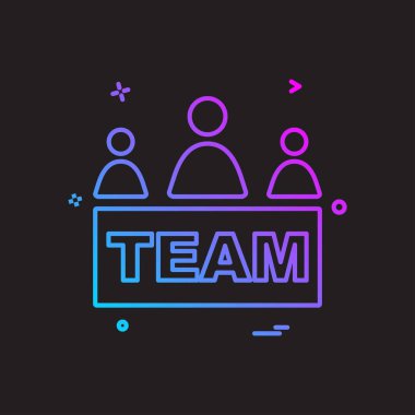 Grup avatar simge tasarım vektörü