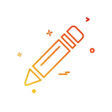 Kalem simgesi tasarım vektörü