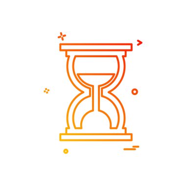 Simge tasarım vektörünü bekle