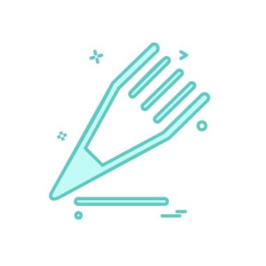 Kalem simgesi tasarım vektörü