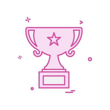 Ödül simgesi tasarım vektörü