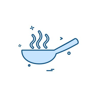 Mutfak simgesi tasarım vektörü 