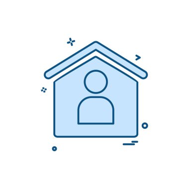 Emlak simge tasarlamak vektör