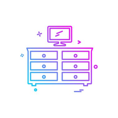 Mobilya tasarım vektörü 