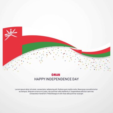 Oman Happy independence day Background clipart