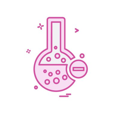 Şişesi simgesi tasarım, renkli vektör çizim