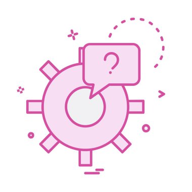 Ayar Dişli simge tasarlamak vektör