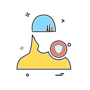 Kadın avatar simge tasarlamak vektör