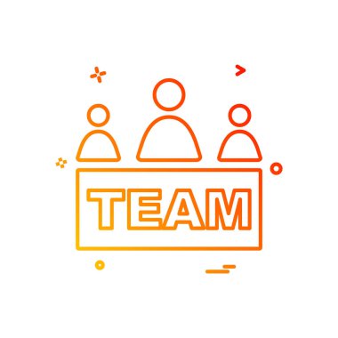 Grup avatar simge tasarlamak vektör