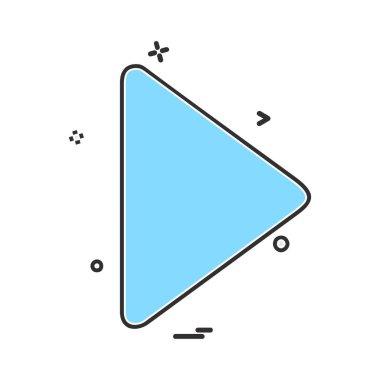 Ok simgesi tasarım vektörü